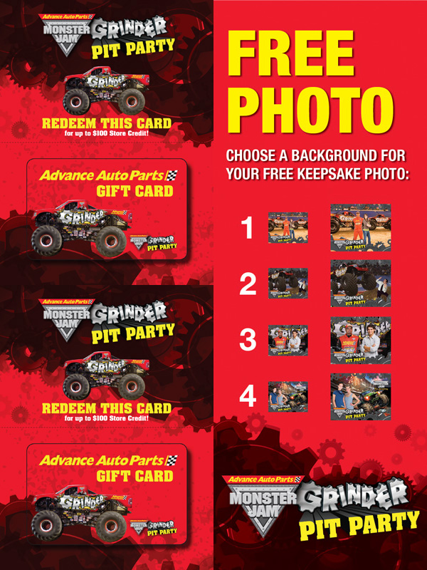 Advance Auto Parts Gift Card & Banner