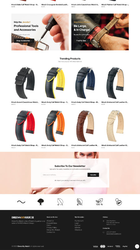 Dress My Watch Website