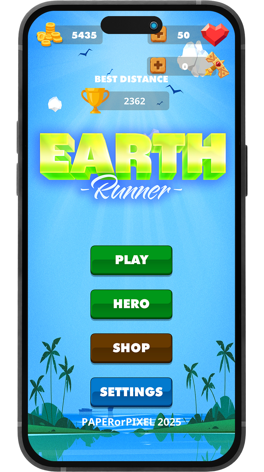 Earth Runner Game Screen Shots