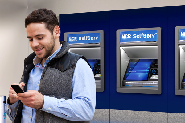 NCR Man Flip Phone ATM