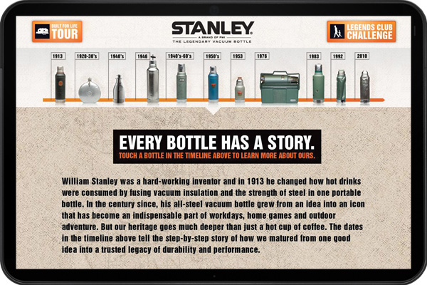 STANLEY Tablet Story