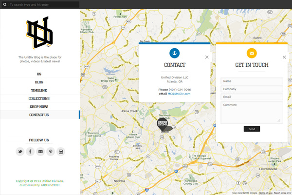 Unified Division Website Blog