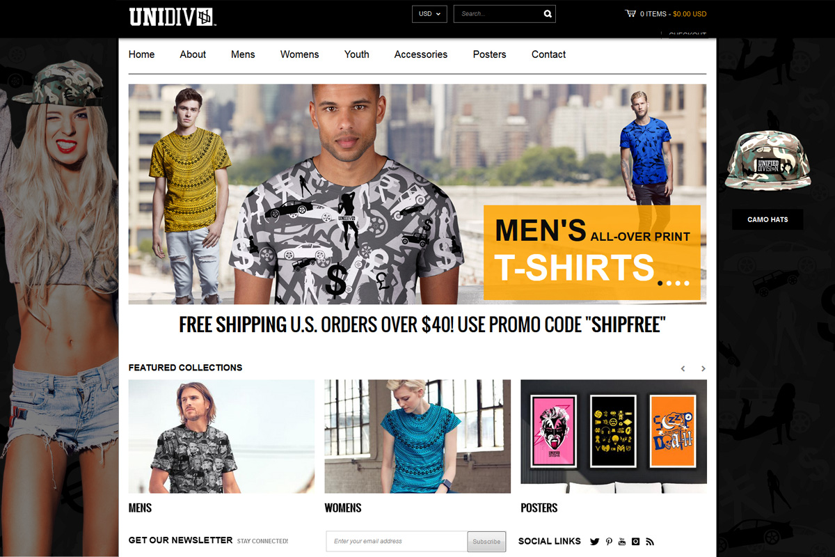 Unified Division Website Home