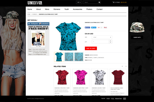 Unified Division Website Product