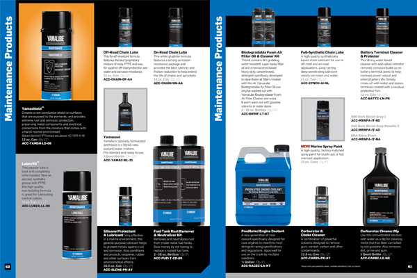 Yamalube Catalog